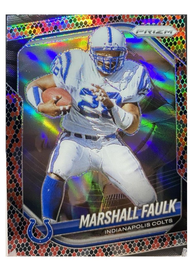 2025 Panini Prizm Base Set Marshall Faulk #75 card