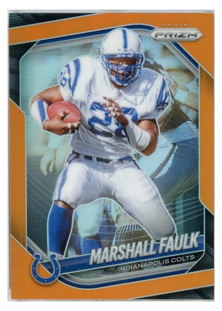 2025 Panini Prizm Base Set Marshall Faulk #75 card