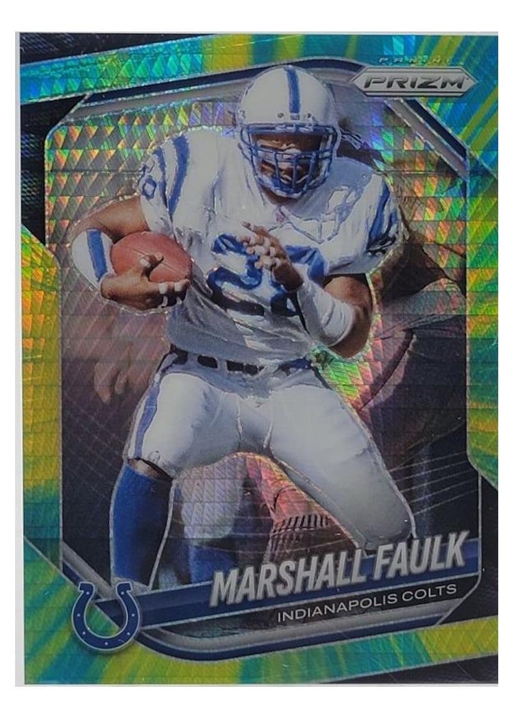 2025 Panini Prizm Base Set Marshall Faulk #75 card