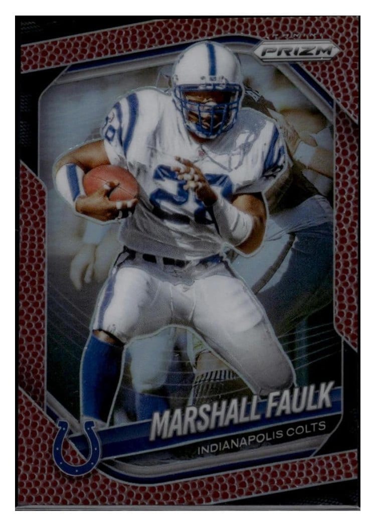 2025 Panini Prizm Base Set Marshall Faulk Pigskin #75 card