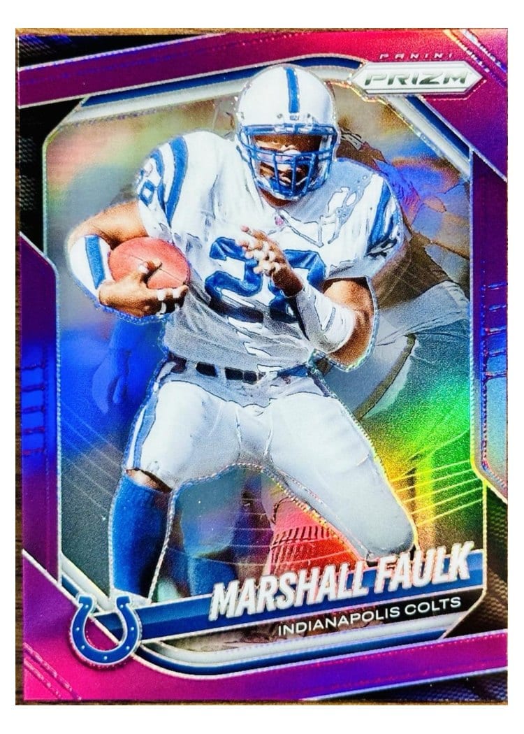 2025 Panini Prizm Base Set Marshall Faulk #75 card