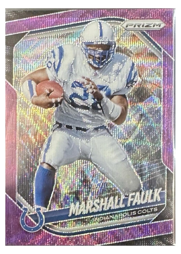 2025 Panini Prizm Base Set Marshall Faulk #75 card