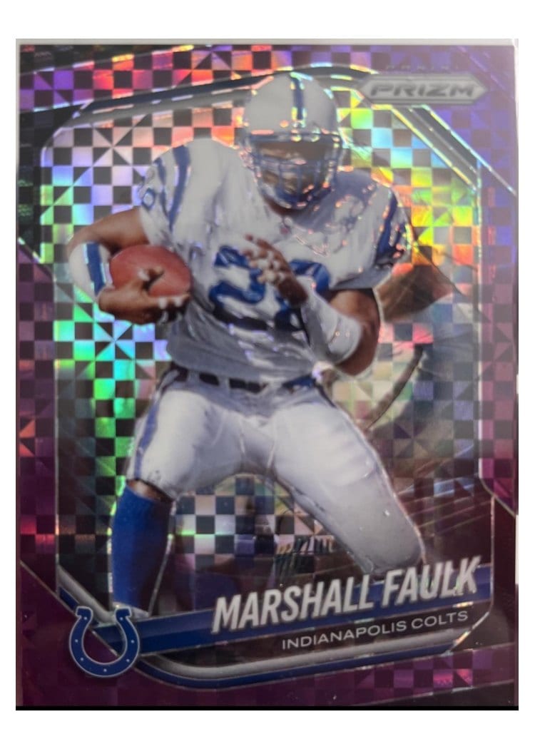 2025 Panini Prizm Base Set Marshall Faulk #75 card