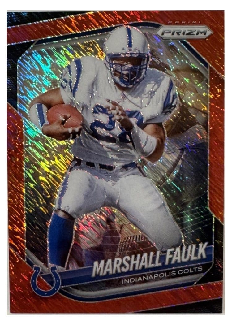 2025 Panini Prizm Base Set Marshall Faulk #75 card