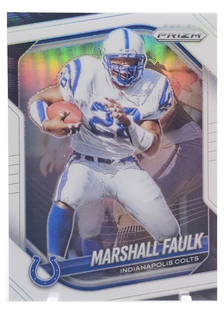 2025 Panini Prizm Base Set Marshall Faulk #75 card