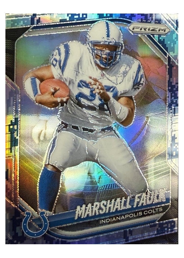 2025 Panini Prizm Base Set Marshall Faulk #75 card