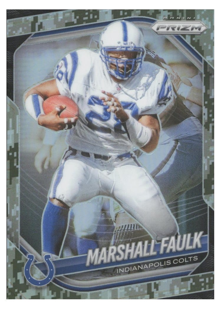 2025 Panini Prizm Base Set Marshall Faulk #75 card