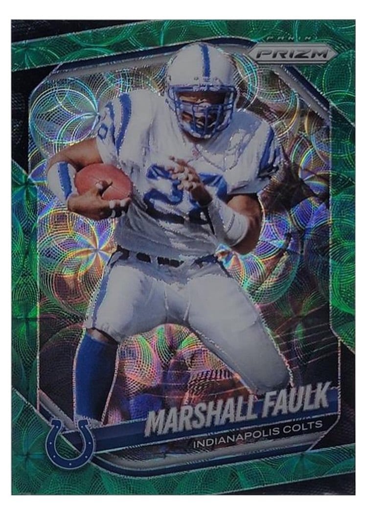 2025 Panini Prizm Base Set Marshall Faulk #75 card