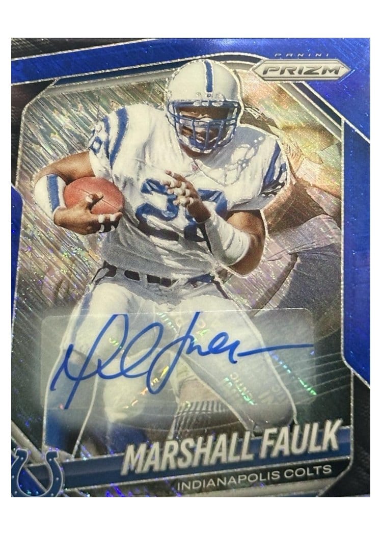 2025 Panini Prizm Base Set Marshall Faulk #75 card