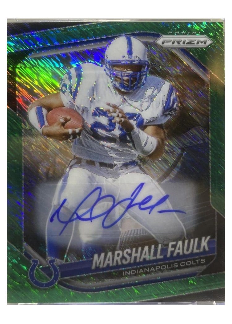 2025 Panini Prizm Base Set Marshall Faulk #75 card