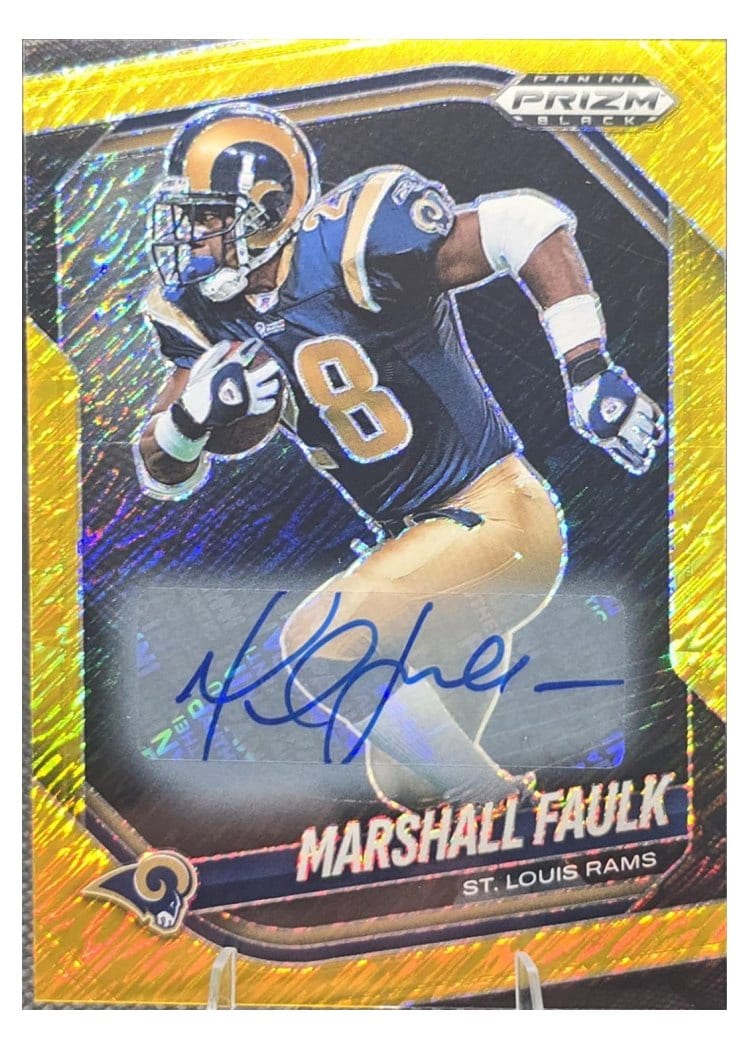 2025 Panini Prizm Base Set Marshall Faulk #75 card