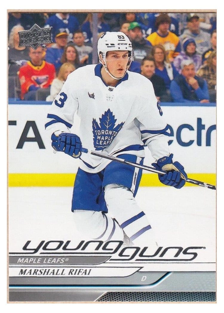 2024-25 Upper Deck Base Set Marshall Rifai Outburst Red #237 card