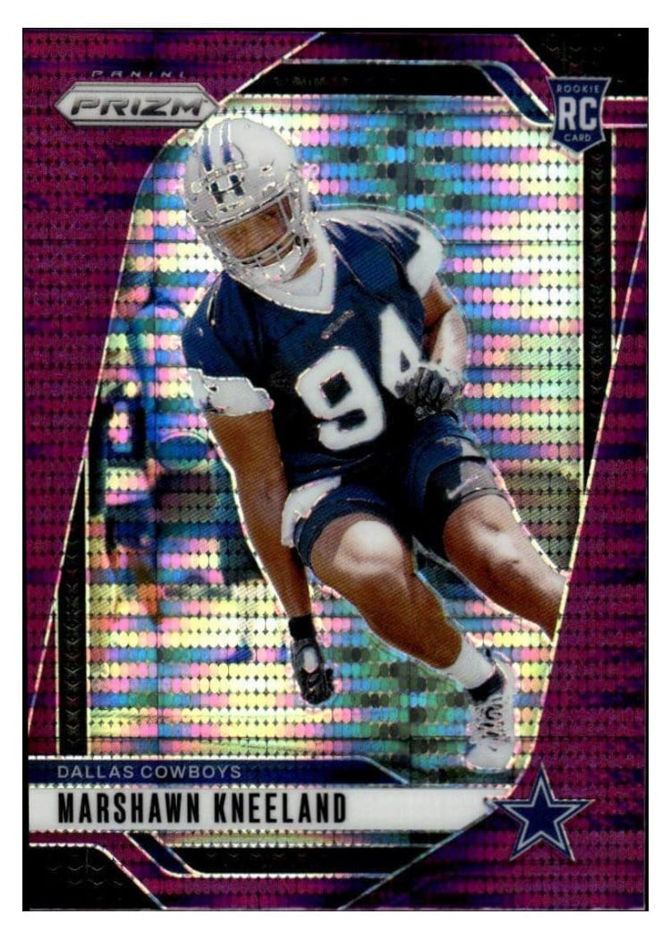 2024 Panini Prizm Base Set Marshawn Kneeland Purple Pulsar #373 card