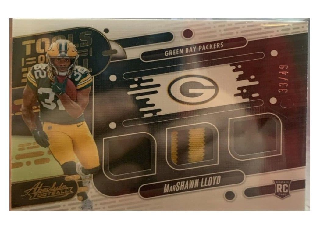 2024 Panini Absolute Tools of the Trade Triple MarShawn Lloyd #TOTT-MLD card