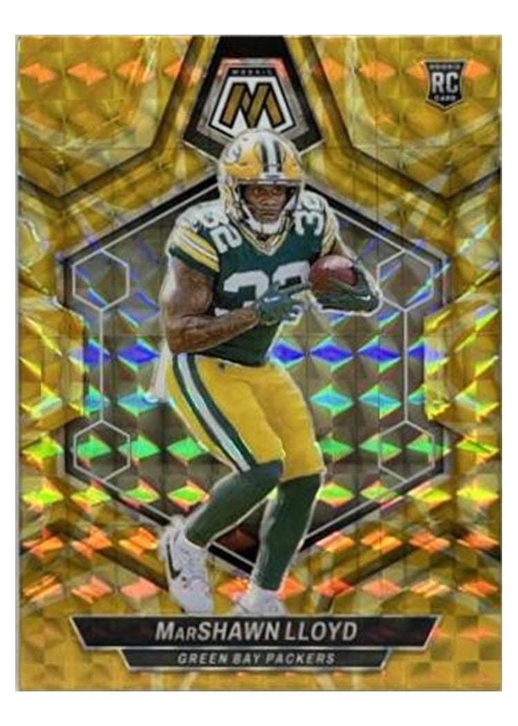 2024 Panini Mosaic Base Set MarShawn Lloyd Yellow Reactive #371 card