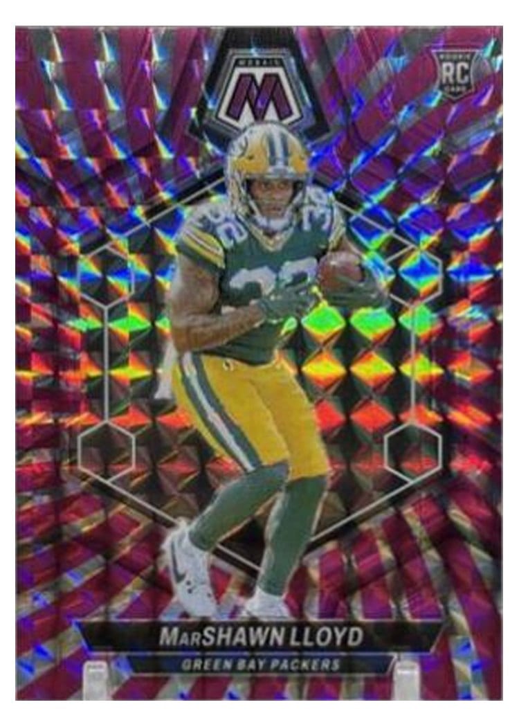 2024 Panini Mosaic Base Set MarShawn Lloyd Pink Swirl #371 card