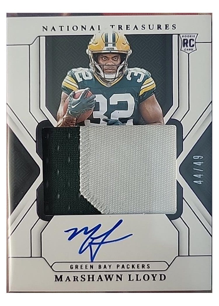 2024 Panini National Treasures Base Set MarShawn Lloyd #181 card