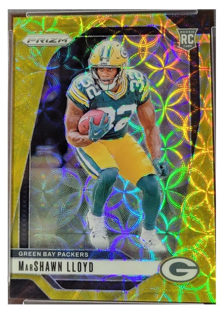 2024 Panini Prizm Base Set MarShawn Lloyd Choice Gold #374 card