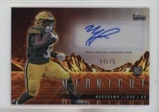 2024 Topps Midnight Rookie Horizon Signatures MarShawn Lloyd #RHS-ML card