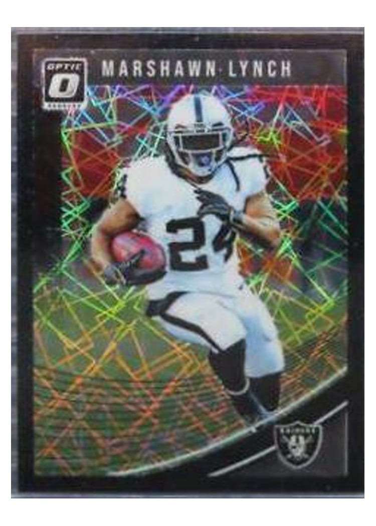2018 Donruss Optic Base Set Marshawn Lynch #78 card