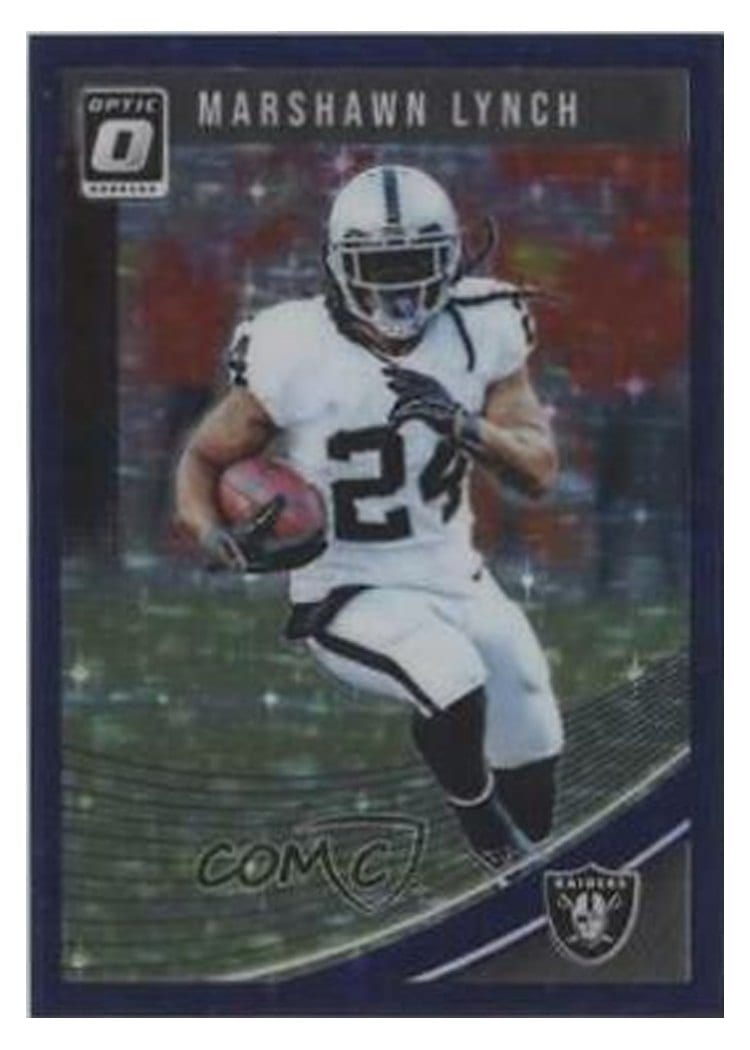 2018 Donruss Optic Base Set Marshawn Lynch #78 card