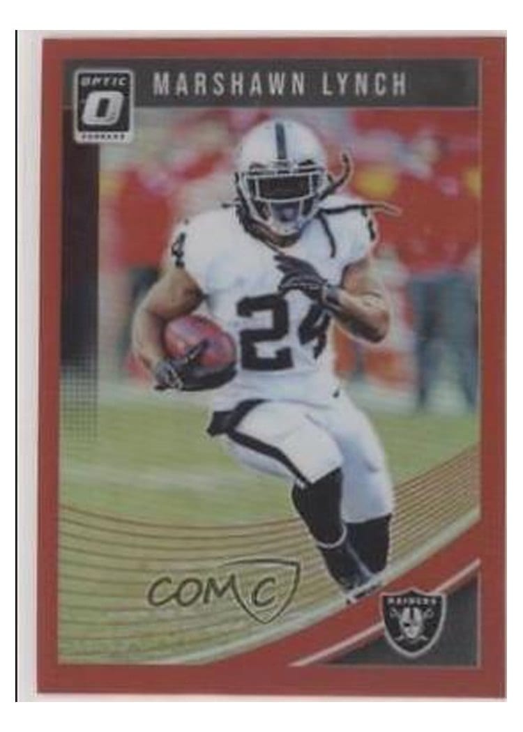 2018 Donruss Optic Base Set Marshawn Lynch #78 card