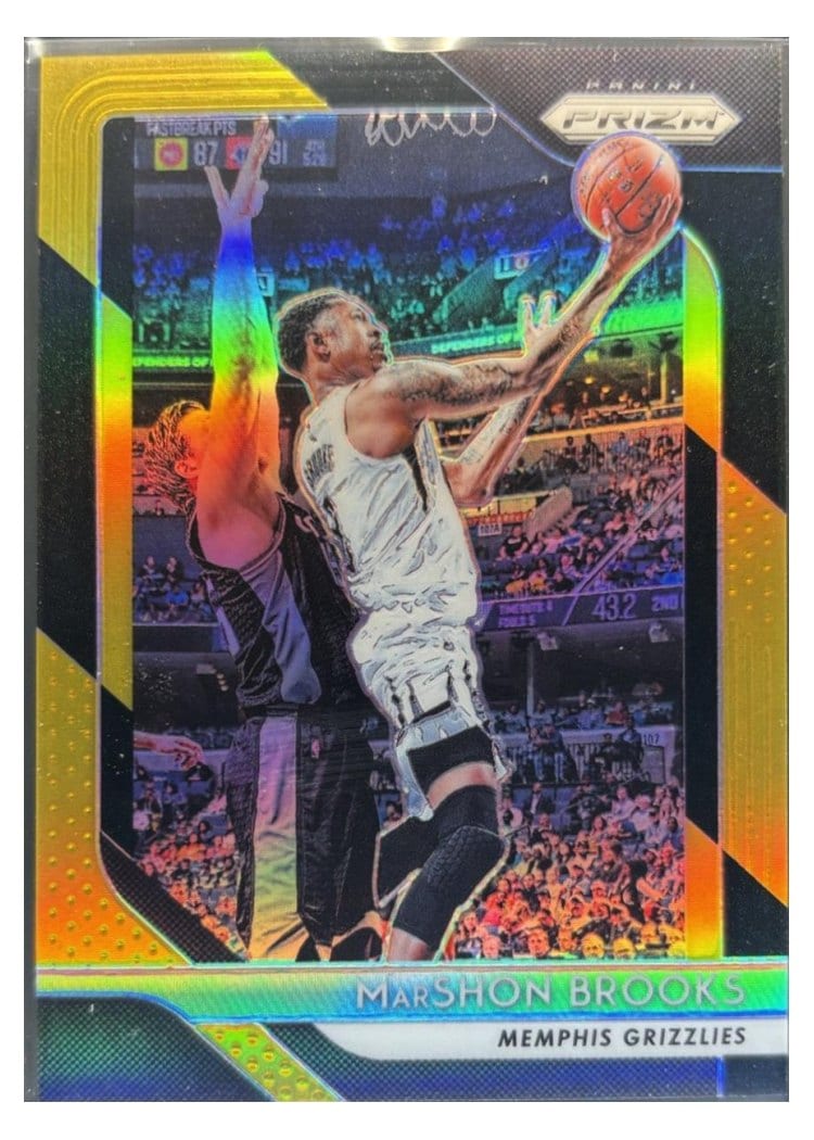 2018-19 Panini Prizm Base Set MarShon Brooks #96 card