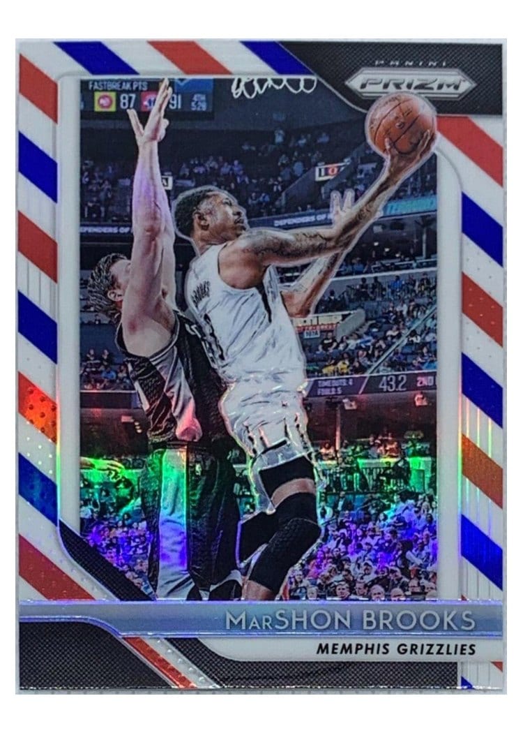 2018-19 Panini Prizm Base Set MarShon Brooks #96 card