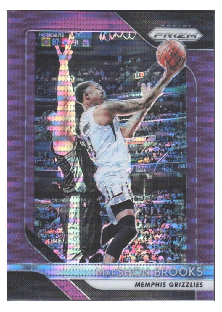2018-19 Panini Prizm Base Set MarShon Brooks Purple Pulsar #96