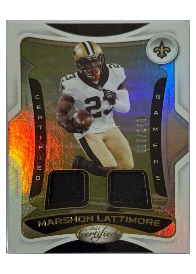 2021 Panini Certified Certified Gamers Mirror Marshon Lattimore #15 card
