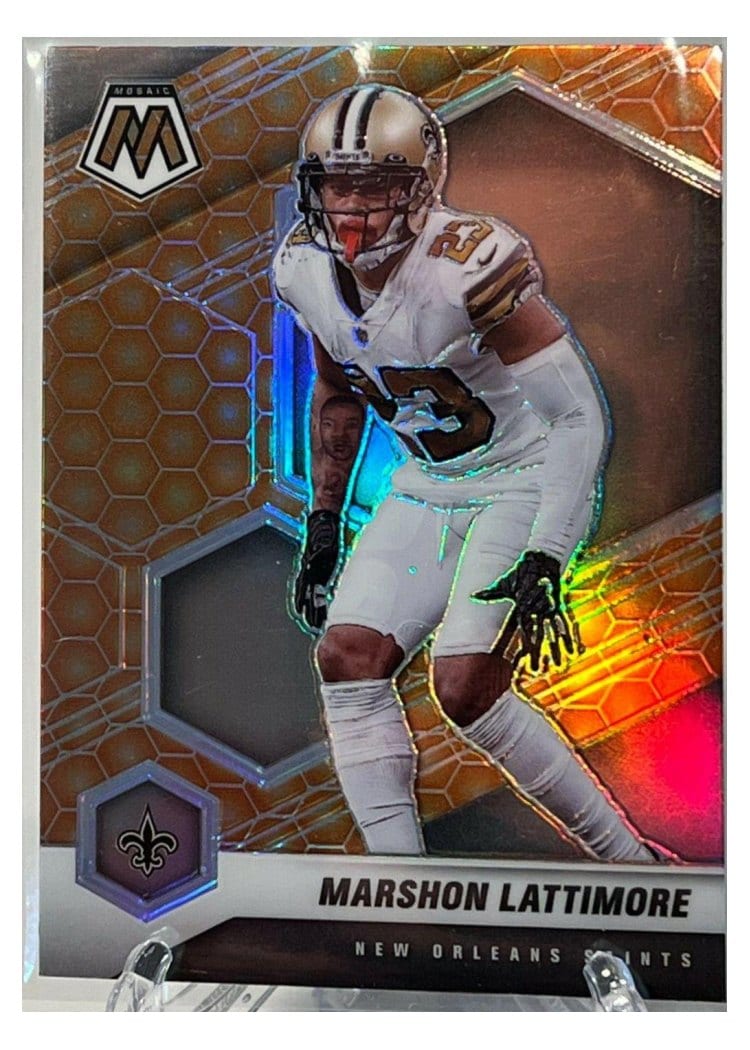 2021 Panini Mosaic Base Set Marshon Lattimore #147 card