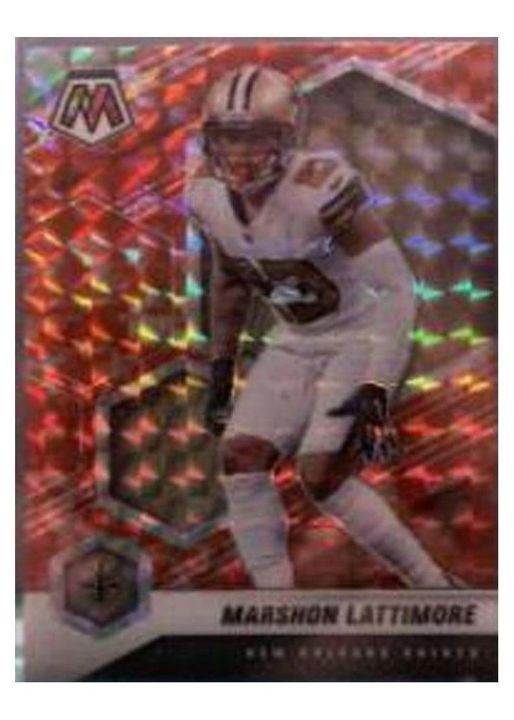 2021 Panini Mosaic Base Set Marshon Lattimore #147 card