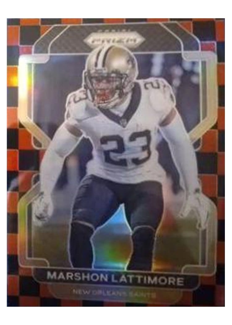 2021 Panini Prizm Base Set Marshon Lattimore #308 card