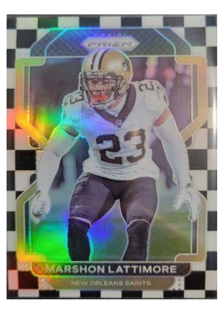 2021 Panini Prizm Base Set Marshon Lattimore #308 card