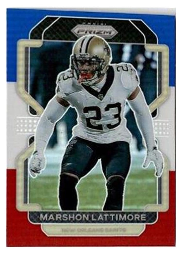 2021 Panini Prizm Base Set Marshon Lattimore #308 card