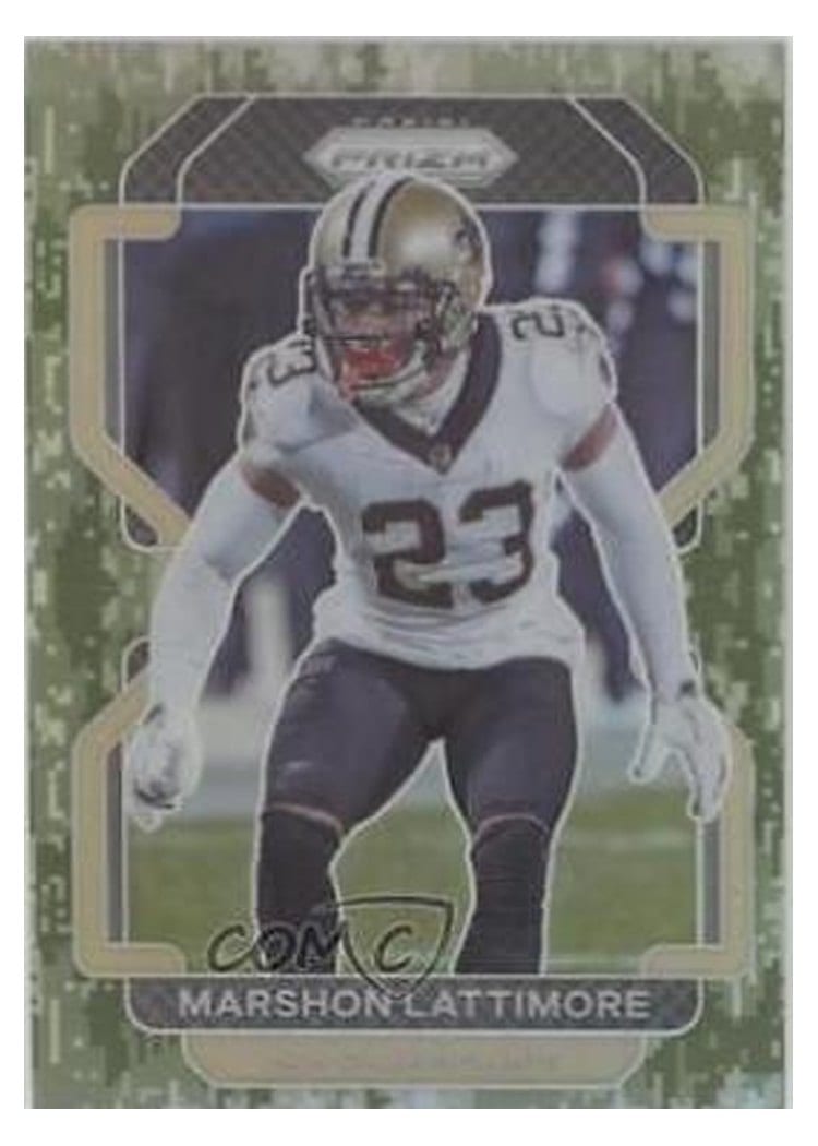 2021 Panini Prizm Base Set Marshon Lattimore #308 card