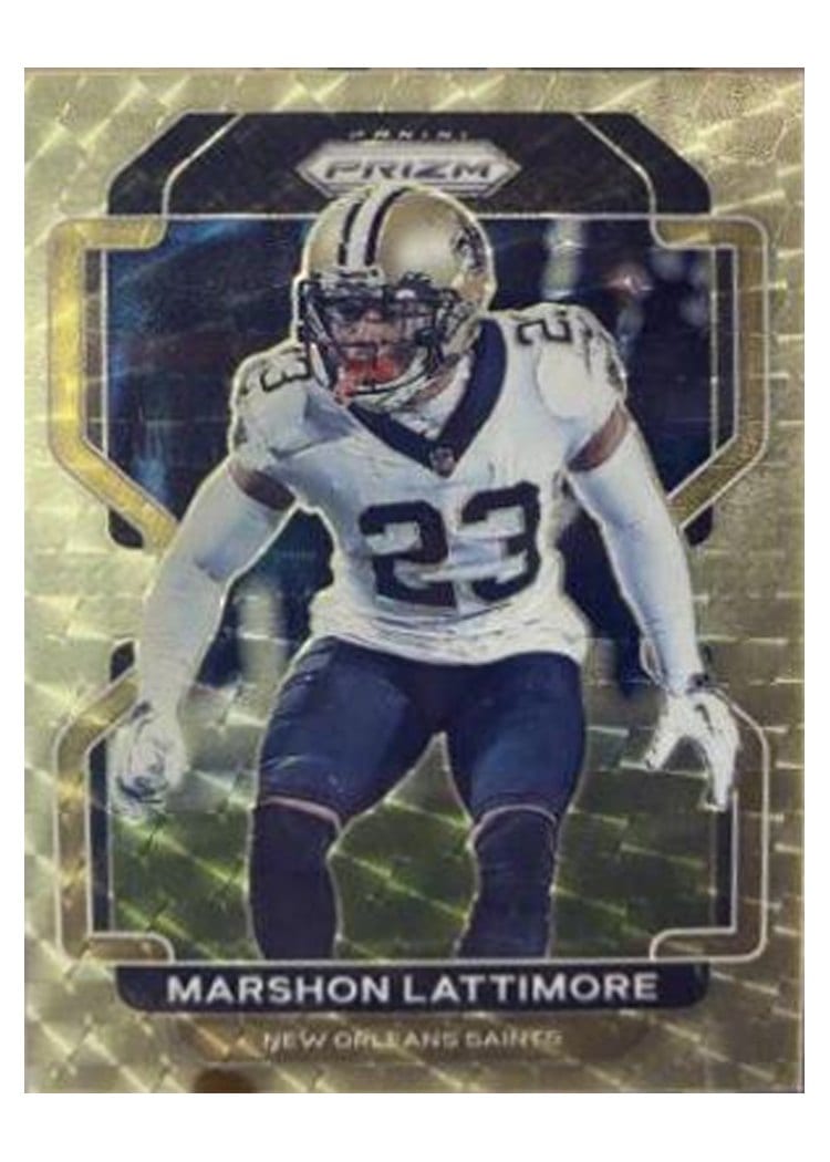 2021 Panini Prizm Base Set Marshon Lattimore #308 card