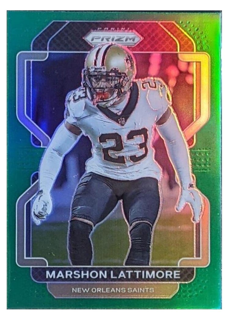 2021 Panini Prizm Base Set Marshon Lattimore #308 card