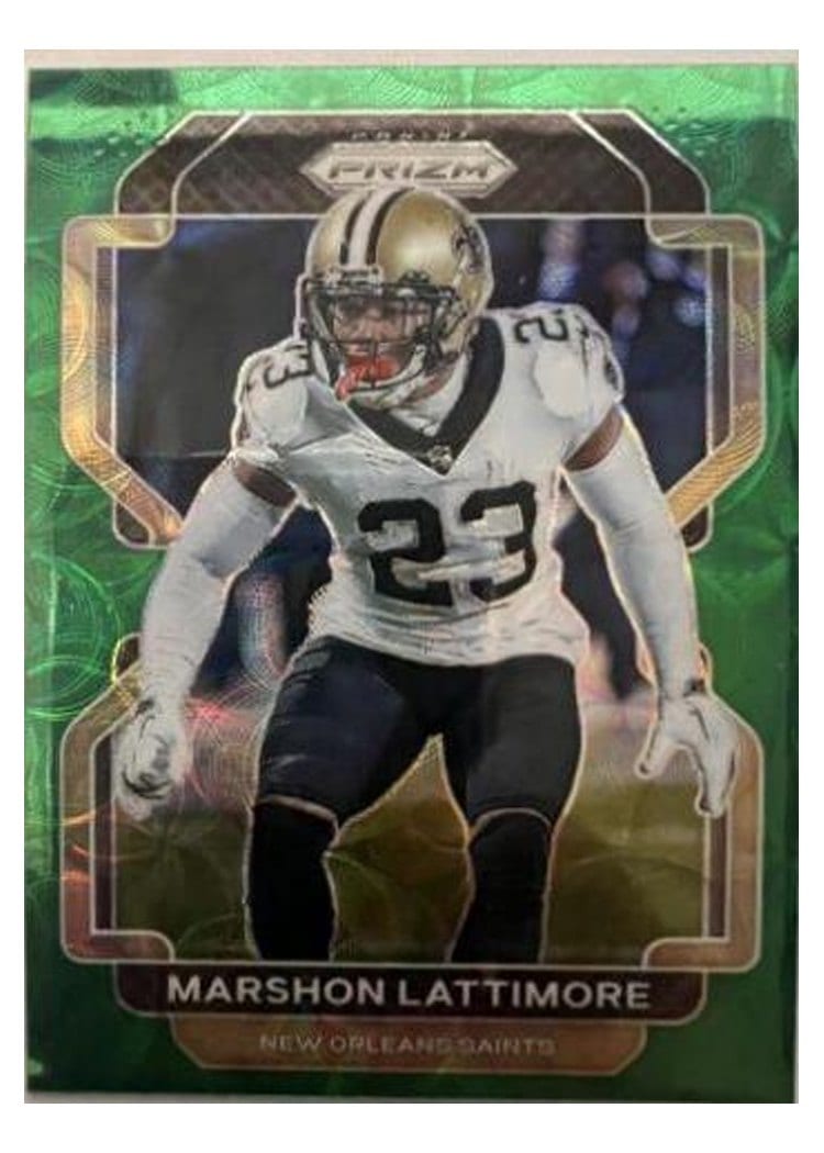 2021 Panini Prizm Base Set Marshon Lattimore #308 card
