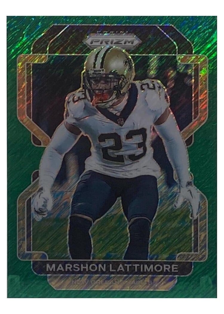 2021 Panini Prizm Base Set Marshon Lattimore #308 card