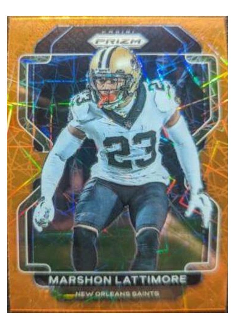 2021 Panini Prizm Base Set Marshon Lattimore #308 card