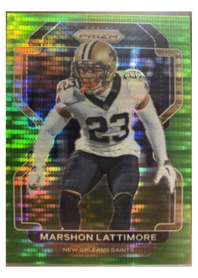 2021 Panini Prizm Base Set Marshon Lattimore #308 card