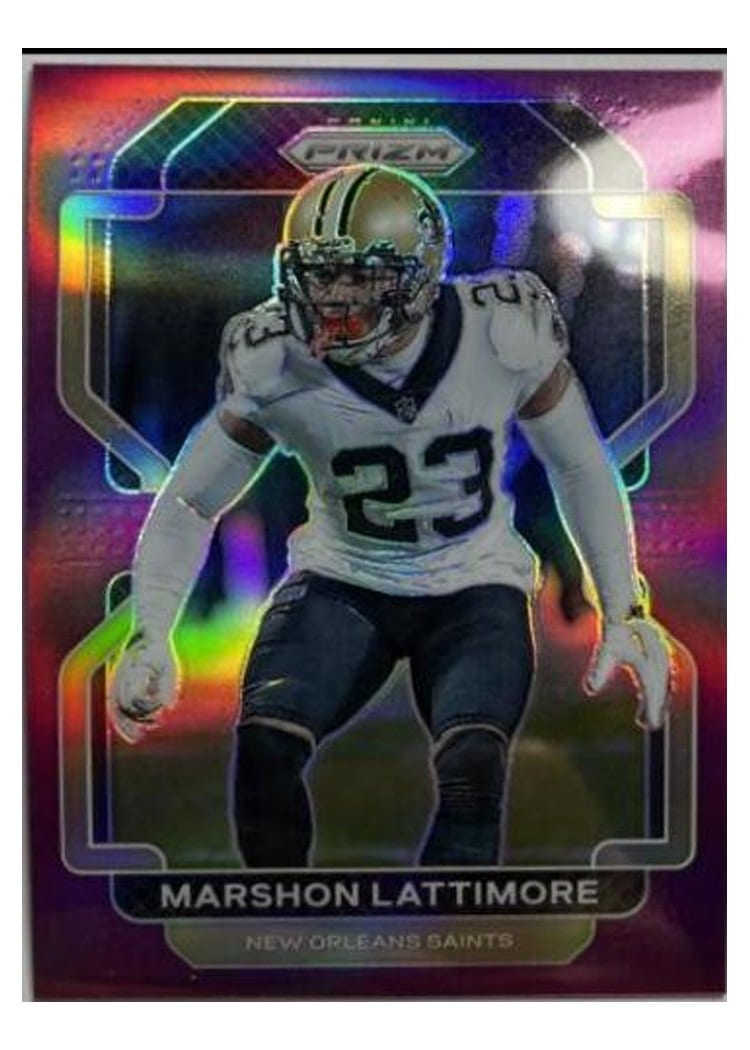 2021 Panini Prizm Base Set Marshon Lattimore #308 card