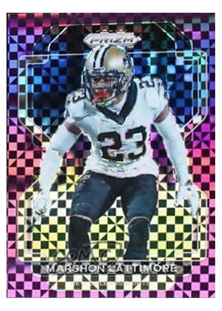 2021 Panini Prizm Base Set Marshon Lattimore #308 card