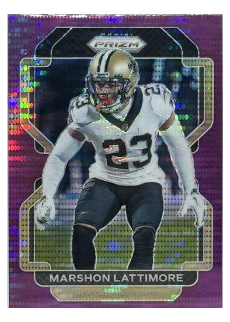 2021 Panini Prizm Base Set Marshon Lattimore #308 card