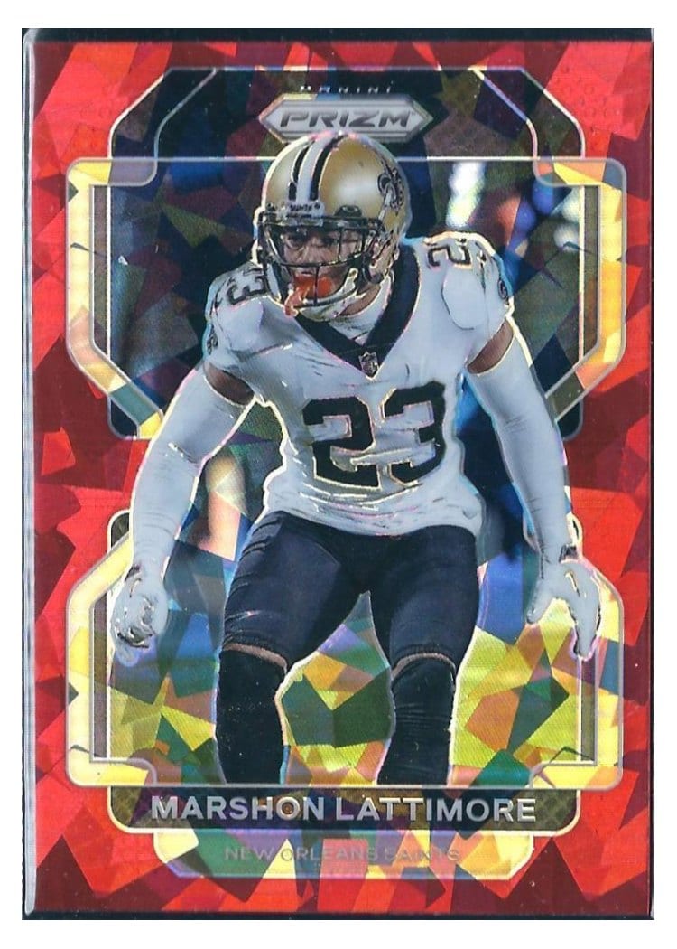 2021 Panini Prizm Base Set Marshon Lattimore #308 card