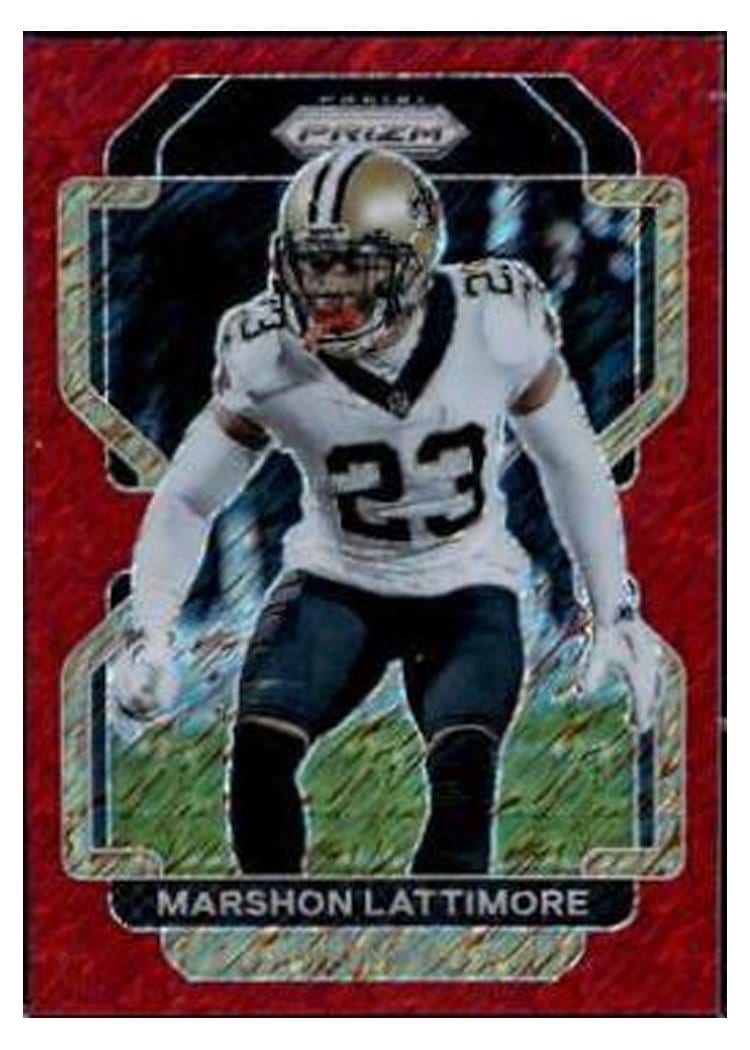 2021 Panini Prizm Base Set Marshon Lattimore #308 card