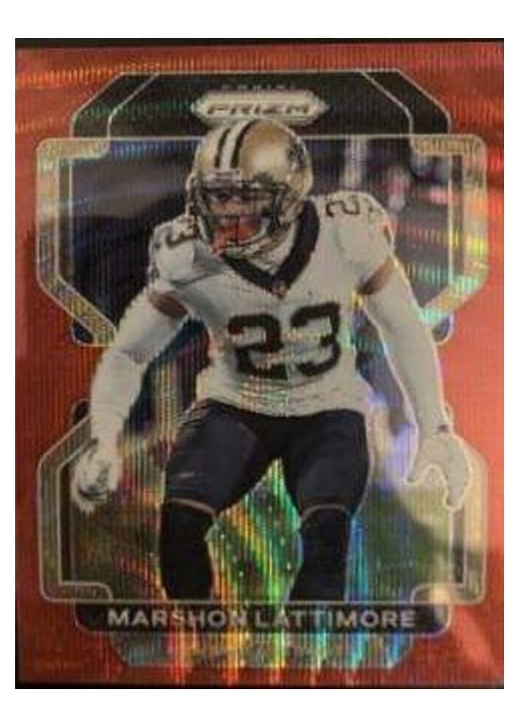 2021 Panini Prizm Base Set Marshon Lattimore #308 card