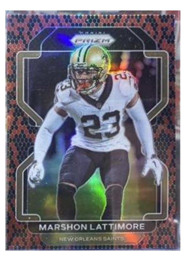 2021 Panini Prizm Base Set Marshon Lattimore #308 card