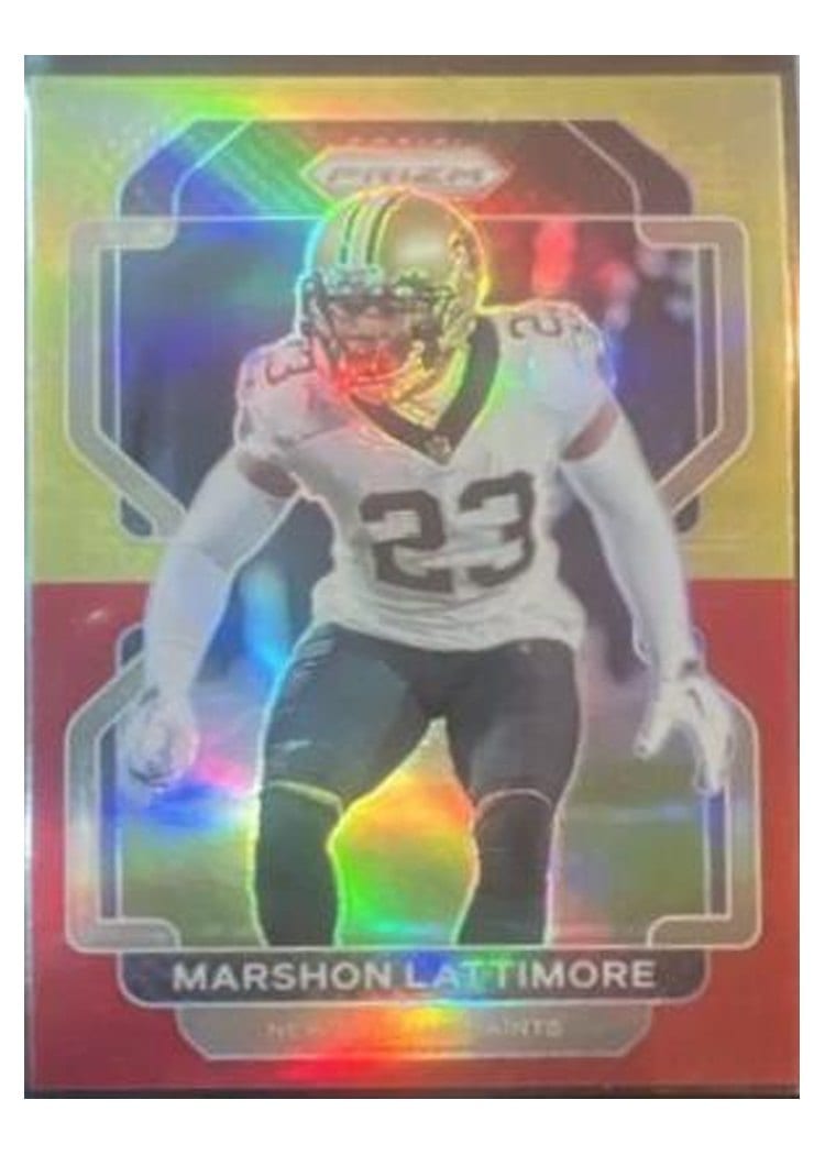 2021 Panini Prizm Base Set Marshon Lattimore #308 card